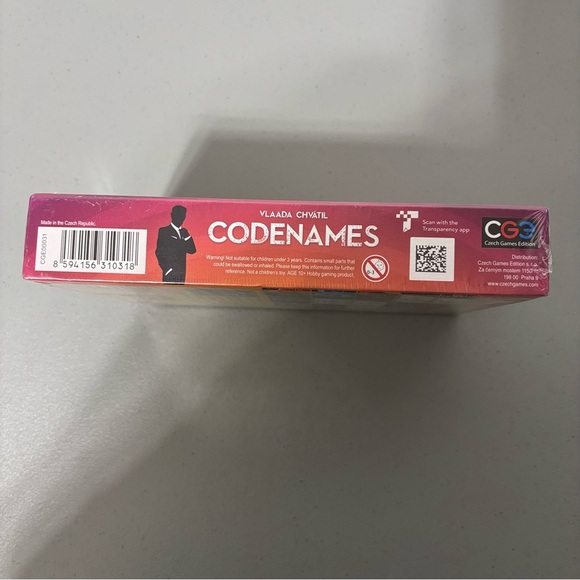 CodeNames Vlaada Chvatil Czech Games Edition Game SEALED Ages 10+  NEW - Picture 5 of 5